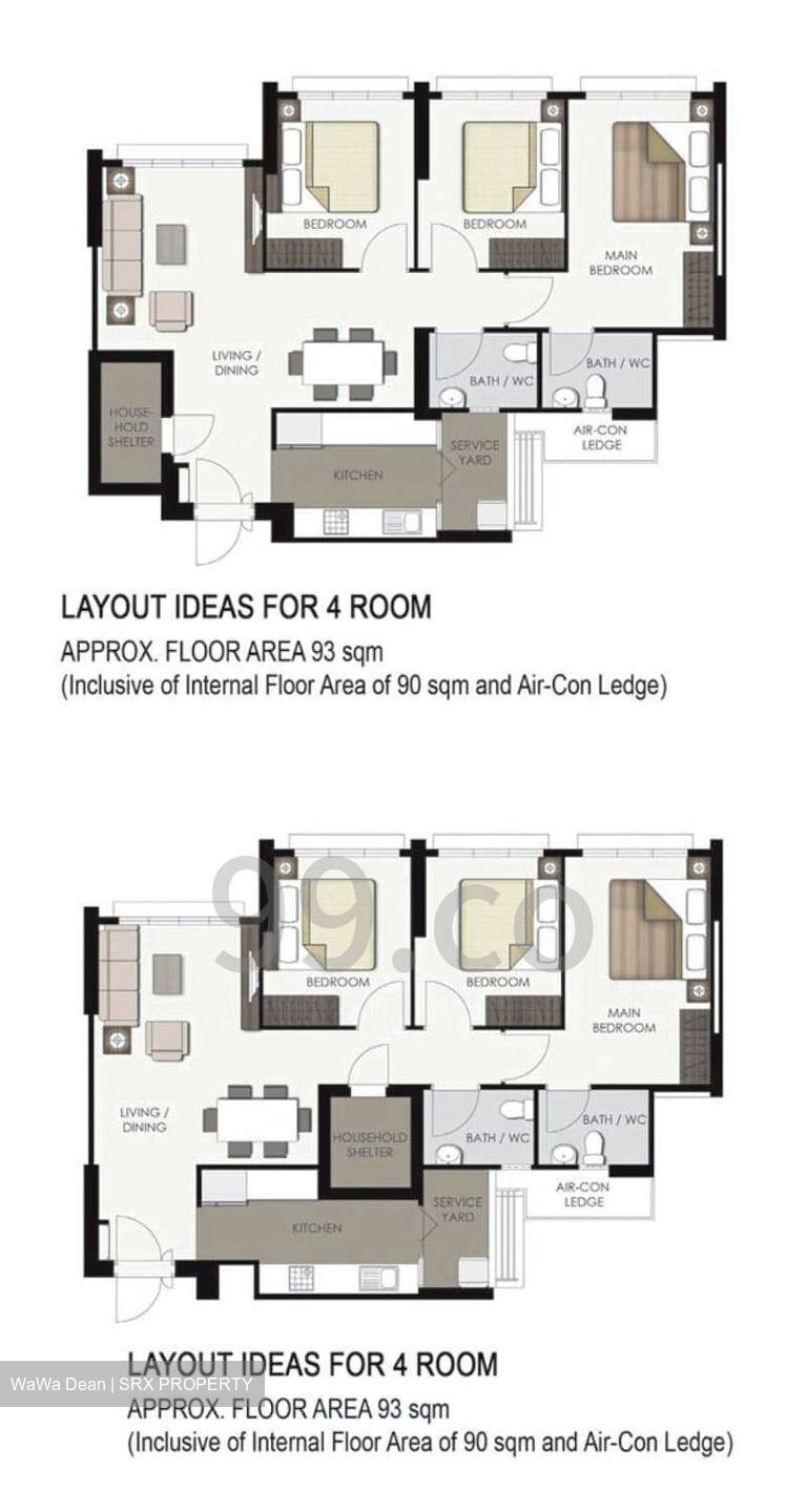 Blk 512B Oleander Breeze @ Yishun (Yishun), HDB 4 Rooms #574137691